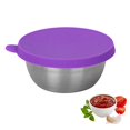 thumbnail image 2 of 1 Set Of Covered Container Sealed To Hot Pot Dipping Bowl Small Cup Household Items Reusable Stainless Steel Food Container, 2 of 8