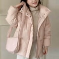 thumbnail image 3 of Girls' Winter Jacket, Warm Down Jacket with Bag for Medium and Large Children, 3 of 6
