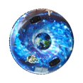 thumbnail image 3 of Siruishop Inflatable Snow Tube Snow Sled 43.3" Cold Resistant Sleigh Christmas Snow Sledge Dark Blue, 3 of 8