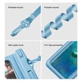 thumbnail image 4 of Maytalsory Waterproof Phone Pouch Fishing Smartphone Dry Bag with Lanyard Sealing Portable Protector Skiing Protection Case Gray Blue 1Set, 4 of 6