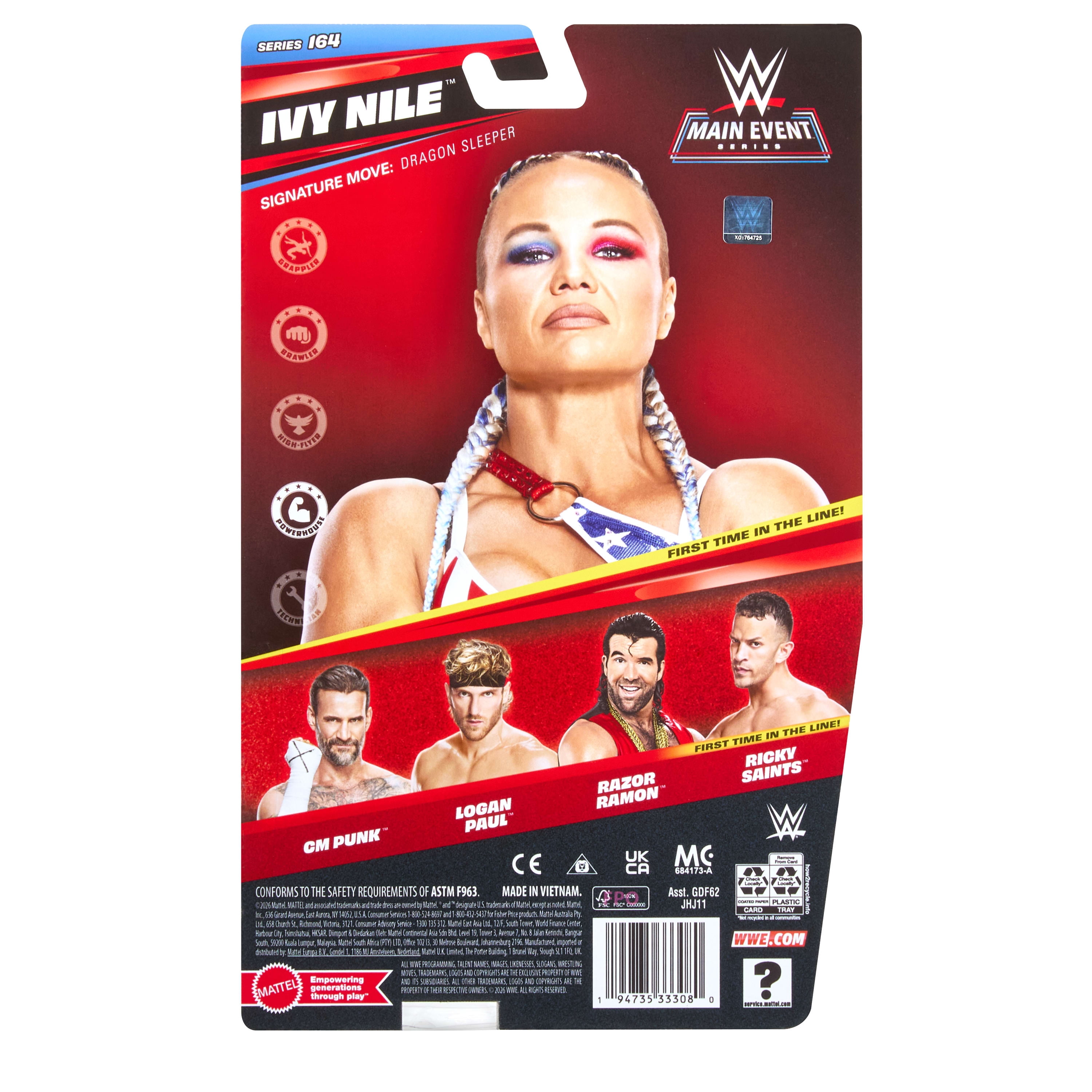 WWE-Figurine articulée Main Event Ivy Nile