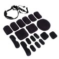 thumbnail image 2 of Almencla Système de Rétention Rapide du Casque MICH + Coussin Intérieur de Protection Antichoc Noir, 2 of 8