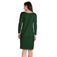 thumbnail image 3 of Inkmeso Educated Motivated Vaccinated T-Shirt Funny Pro Vaccine Boat Neck Dress, 3 of 8