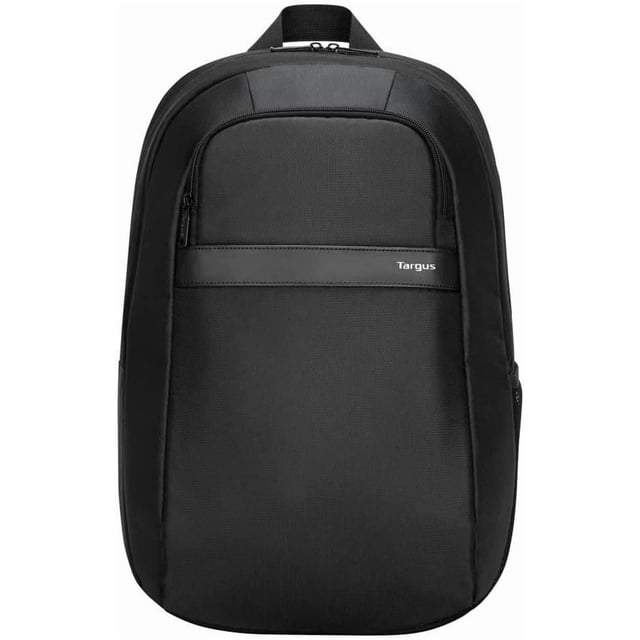 Targus TBB581GL Saffire Sac à Dos 15,6 Pouces Noir avec Compartiment Rembourré pour Ordinateur Portable de 15,6 Pouces, Bretelles Profilées Ajustables, Poche Zippée à Accès Rapide à l'Avant, Poignée de Transport Supérieure, Poche Latérale en Maille pour Bouteille d'Eau et Sangle de Chariot à Enjambement Bas pour la Commodité en Voyage, Convient Aussi pour Transporter des Accessoires Techniques en Toute Sécurité.