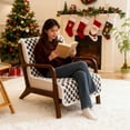 thumbnail image 4 of Office Recliner Plushs Seat Cushion Backrest Integrated Thick Non Slide Mat Suitable For Chairs Stools Sofas And Recliners, 4 of 6