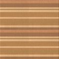 thumbnail image 1 of Ahgly Company Tapis d'Intérieur Lavable à la Machine, Carré, Transitionnel, Orange, Tapis de Zone, 5 Pieds Carré, 1 of 7