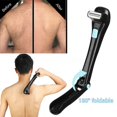 thumbnail image 4 of LOVEVER Rasoir Électrique Pliant pour le Dos Rasoir Électrique Tondeuse à Cheveux Pliable Outil d'Épilation Poignée Ergonomique, 4 of 7