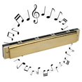 thumbnail image 1 of ANGGREK 24 Hole Tremolo Harmonica, Metal Harmonica, Clear Pronunciation For Music Performance Wind Instrument Music Enthusiast Musical Instrument, 1 of 8