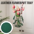 thumbnail image 1 of Agiferg Leather Flowerpot Tray Multi-level Hollow Out Succulent Plant Hanging Basket, 1 of 2