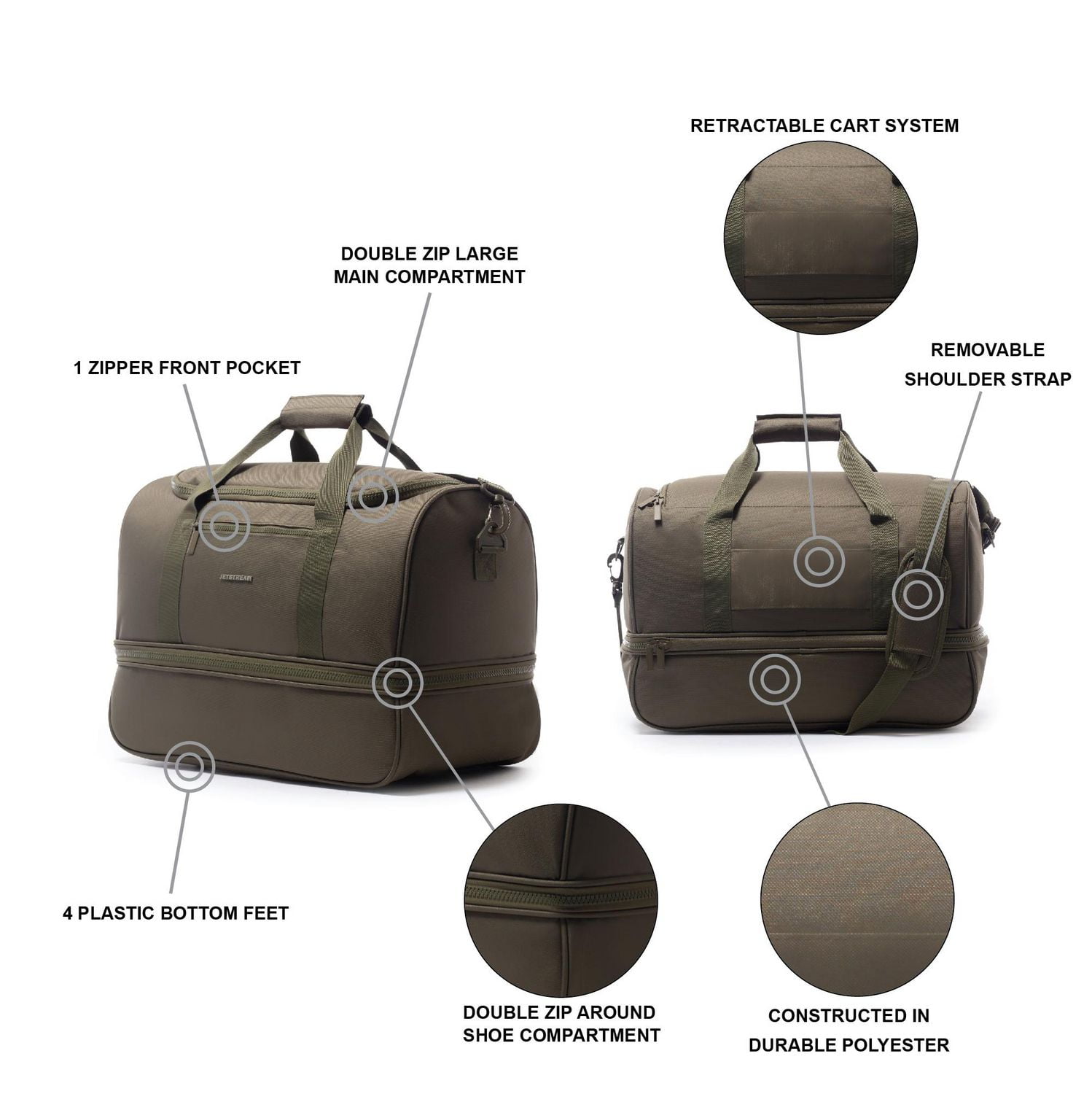 Jetstream 20 inch Duffle Bag for Travel