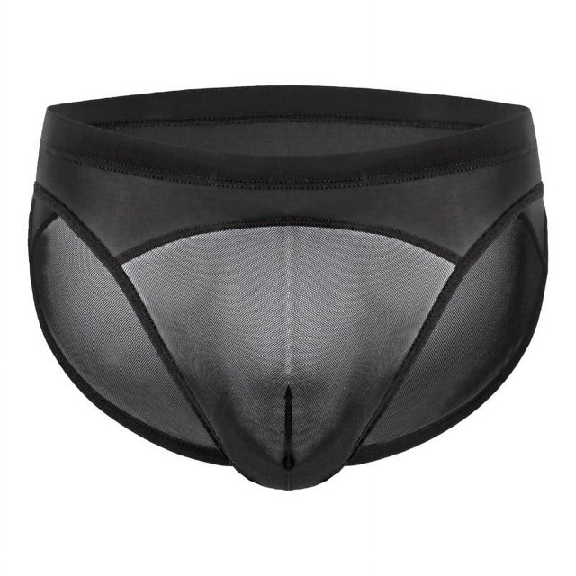 Mens Fashion Thin Mesh Translucent Simple And Comfortable Breathable Underwear