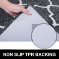 thumbnail image 4 of XICEN Tapis de Porte Intérieur, 20x32, Antidérapant Absorbant Résistant à la Saleté Tapis d'Entrée, Lavable à la Machine Profil Bas Tapis de Sol Intérieur Tapis de Porte pour Vestibule, Treillis Noir, 4 of 6