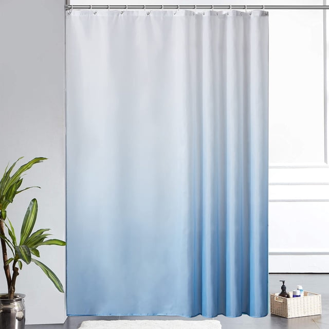PRETXORVE Rideau de Douche Imprimé Numérique Dégradé Rideau de Salle de Bain Polyester Épaissi Housse de Bain Rideau de Salle de Bain Couleur Dégradée Rideau de Douche