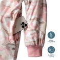 thumbnail image 4 of Bare Home Plush Sherpa Wearable Blanket - Fluffy & Soft - Lightweight - Adult, Camo - Pink, 4 of 7