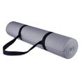 thumbnail image 1 of Fitvids 1/4-Inch High Density Thick Non Slip Workout Yoga Mat with Carry Strap, Grey, 1 of 11