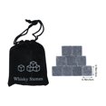 thumbnail image 4 of Agiferg Pierres à Whisky Coffret Cadeau de 9 Pierres Rafraîchissantes Uniques avec Pochette en Velours - Réutilisable, 4 of 9