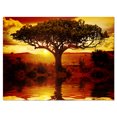 thumbnail image 2 of Design Art - Arbre Solitaire au Coucher du Soleil Africain, 2 of 4