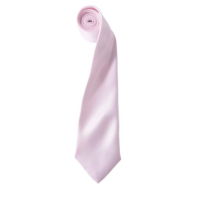 Premier Mens Plain Satin Tie (Narrow Blade)