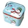 thumbnail image 1 of Metal Cookie Metal Reusable | Empty Candy Storage Tinplate | Kids Family Cake Snack Chocolate Jewelry Party Holiday Birthday Year Reusable Snack Container Container Set Small Storage Containers, 1 of 8
