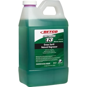 Betco Natural Degreaser - Concentrate Liquid - 67.6 fl oz (2.1 quart) - 1 Each - Dark Green