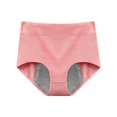 thumbnail image 2 of Pxiakgy Culottes pour Femmes Culottes Unies Taille Haute Grande Version Coton Anti-Fuite Conservatrices Taille Basse Culottes Physiologiques Femmes Rouge Pastèque + TG, 2 of 4