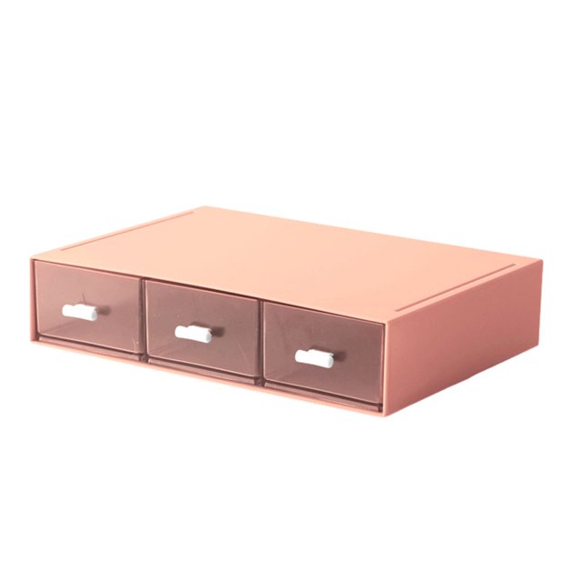fastboy Neat And Tidy Storage Box - plify Life With Organized Storage Multilayer Stackable Desk Organizer pink 3 drawer 1Set