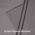 thumbnail image 3 of PiccoCasa Soft 1800 Microfiber Oxford Pillowcases 2Pcs, Queen Grey, 3 of 8