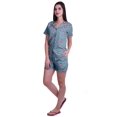thumbnail image 2 of Moomaya Sleep Sets For Women With Shorts Pj Printed Short Sleeve Sleep Tops, 2 of 6