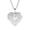 Silver, variant on 1Pc Stainless Steel Heart Shaped Locket Pendant Necklace,Women Floral Vine Heart Photo Lockets that Hold Picture,Personalized Gift Custom Love Heart Image Necklaces,Valentine's Day Gift(Gold)