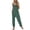 AA-Green, variant on QATAINLAV Women's Casual V Neck Spaghetti Straps Jumpsuit Summer Sleeveles Baggy Cotton Overalls Solid Color Wide Leg One Piece Pants with Pockets Green S Sales of The Week
