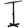 thumbnail image 2 of Adjustable Height Metal Lectern in Mahogany, 2 of 9