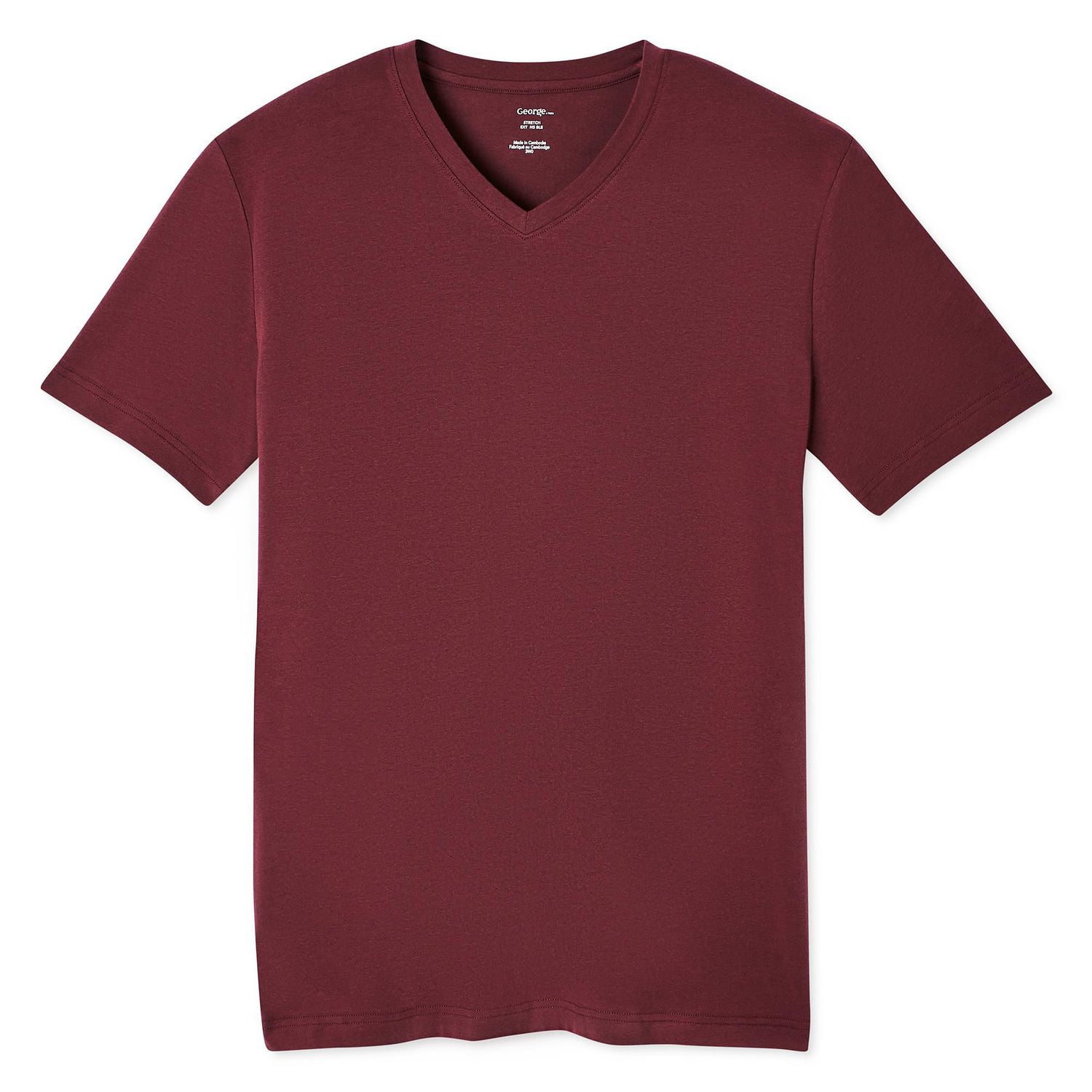 George Men's Stretch V-Neckline Tee