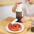thumbnail image 3 of Household Manual Sausage Stuffer Vertical Sausage Maker Machine With Multiple Nozzles Meat Filling Funnel Tube Kitchen Food Processing Whip Its 6 Pack Hand Mixer 5 Speed Toastmaster Hand Mixer Parts, 3 of 4