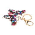thumbnail image 3 of Charme, Porte-Clés Strass de Chaîne en Alliage de Zinc Portable pour Sac à Main pour Clé Colorée, Café, Bleu, 3 of 8