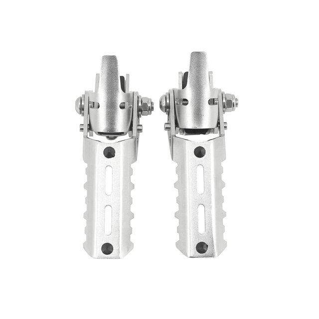 Motorcycle Highway Front Foot Pegs Folding Footrests Clamps Foot Rest Pedals 22-25mm Replacement for R1250GS R1200 GS ADV