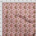 thumbnail image 4 of oneOone Cotton Poplin Medium Pink Fabric Geometric Craft Projects Decor Fabric Printed By The Yard 42 Inch Wide, 4 of 5