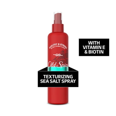 Old Spice Men'S Texturizing Sea Salt Finishing Spray, Healthy & Strong with Vitamin E & Biotin, Medium Hold, 251 mL
