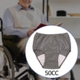thumbnail image 1 of pitrice Elderly Incontinence Diaper Washable Soft Nappy for Adults Elderly Seniors Light Gray L, 1 of 9