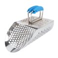 thumbnail image 2 of Metal Detecting Sand Scoop Foldable Handle Stainless Steel Sand Sifter Shovel for Beach Discovering Treasures, 2 of 7