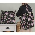 thumbnail image 5 of Soimoi Gray Rayon Fabric Leaves & Magnolia Floral Decor Fabric Printed Yard 42 Inch Wide, 5 of 5