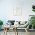 thumbnail image 2 of EGNMCR Wall Mural Metal Modernization Abstract Fresco Room Abstract Women's Body Shape Art Metal murals, 2 of 8