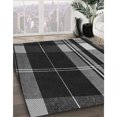thumbnail image 3 of Ahgly Company Tapis d'Intérieur Lavable à la Machine, Carré, Transitionnel, Gris, Tapis de Zone, 4 Pieds Carré, 3 of 7