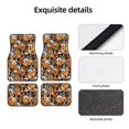 thumbnail image 4 of Lsque Dogs Different Breeds Print 4-Piece Floor Mats, Heavy-Duty Rubber Liners, Anti-Slip Design, All-Season Automotive Protection, Vehicles, Cars, Trucks, and SUVs, 4 of 7