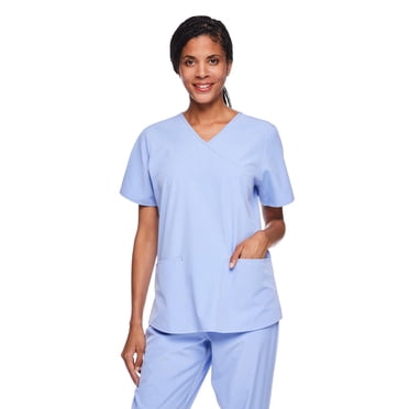 Haut d’uniforme médical drapé George pour femmes - Exclusivement en ligne