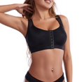 thumbnail image 1 of CHUANK Chrustmas  Ladies Padded Soft Front Button Bras(Women‘s & Women‘s Plus), 1 of 9