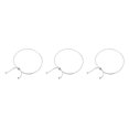 thumbnail image 1 of Transemion Sterling Silver Anklet Adjustable Snake Anklet For Gift Gift For Loved Ones 3Set, 1 of 6