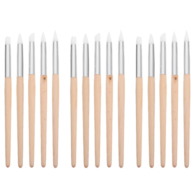 15pcs Nail Art Dotting Tools Clay Sculpting Tools Professional Carving Tools