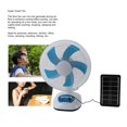 thumbnail image 3 of Standing Solar Fan, 6600mAh ABS 3 Speeds Solar Oscillating Fan  for Camping, 3 of 7
