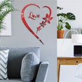 thumbnail image 2 of VogueV Heart-Shaped Acrylic Mirror Wall Sticker - Bedroom Vanity Decor E, 2 of 5