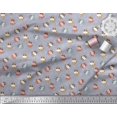 thumbnail image 3 of Soimoi Georgette Viscose Fabric Triangle & Cow Cartoon Print Fabric by Yard 42 Inch Wide, 3 of 3